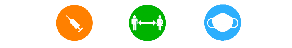 covid prevention logos