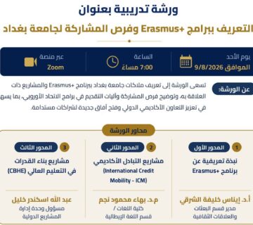 Erasmus program workshop